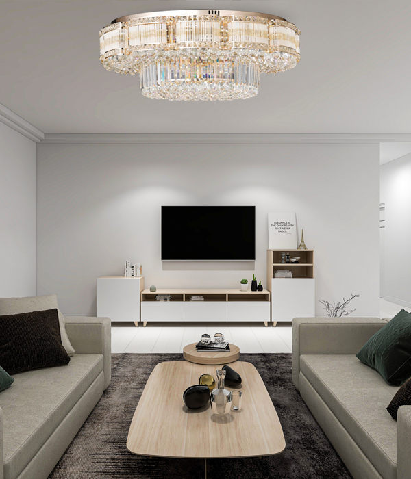 W 리프니 39등 크리스탈 거실등, 인테리어 거실조명
