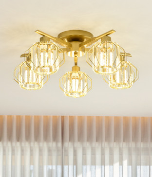 W 리스코 5등 아파트방등 크리스탈조명