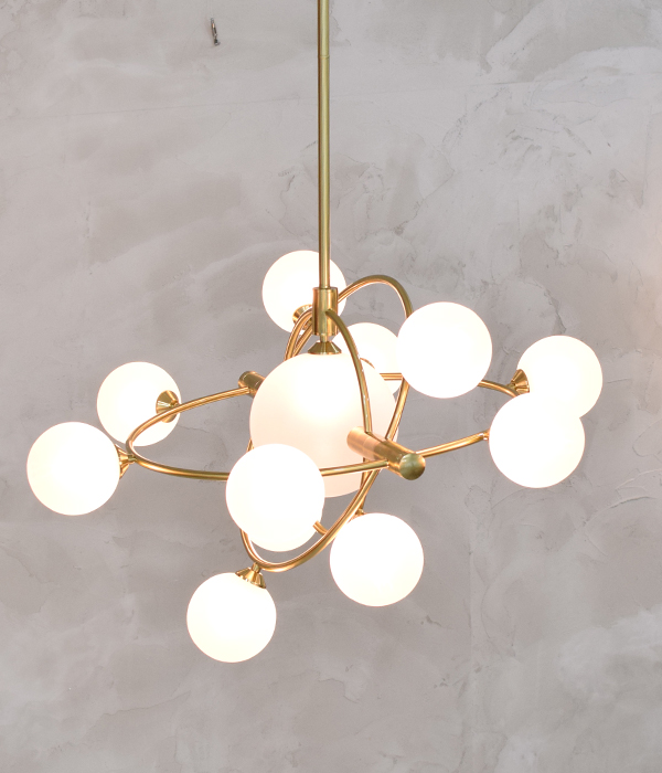 W 갤럭시 12등 인테리어거실등, 식탁등 (전구포함)