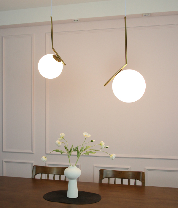 지이크 펜던트 조명, 인테리어 식탁조명, 식탁등 (Ø200, Ø250, Ø300)