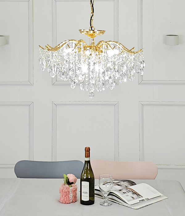 W 포키 8등 직부/펜던트 안방조명, 크리스탈식탁등 식탁전등