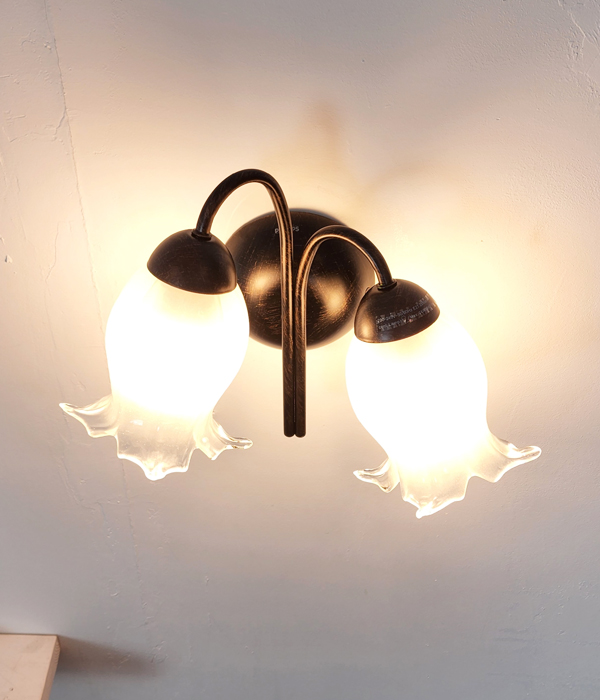 멜로이 2등 LED벽조명 벽전등 벽부착등