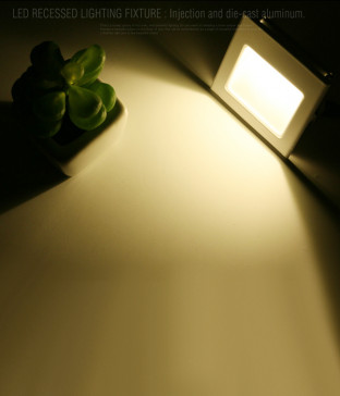 LED 마리또 계단등 (매입형 LED 1W 일체형/화이트)