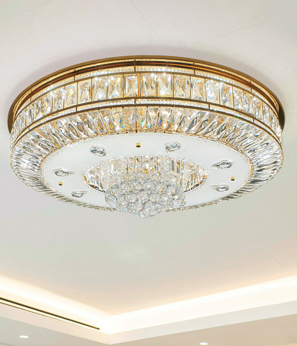 W 아리아 원형 25등 크리스탈거실등 거실전등