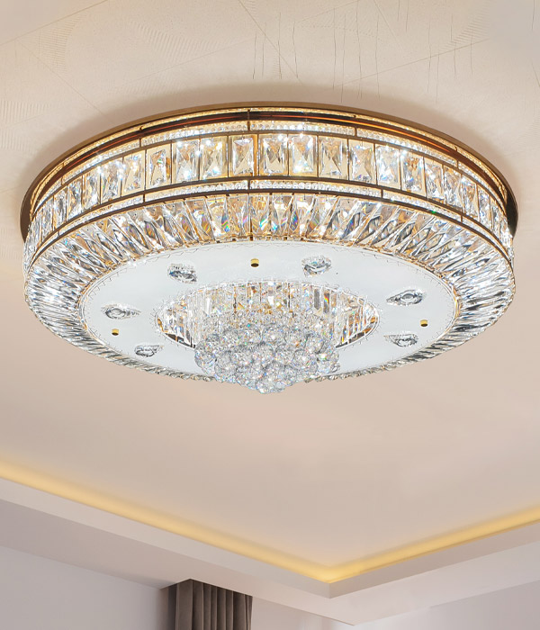 W 아리아 원형 25등 크리스탈거실등 거실전등