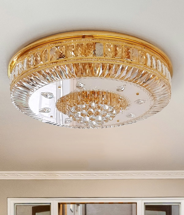 W 아리아 원형 25등 크리스탈거실등 거실전등