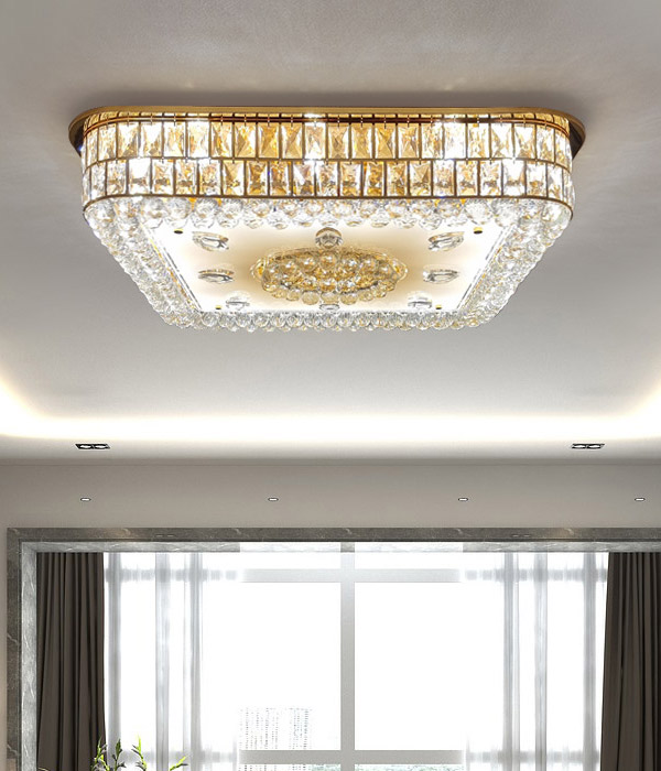 W 아리아 사각 23등 크리스탈거실등 거실전등