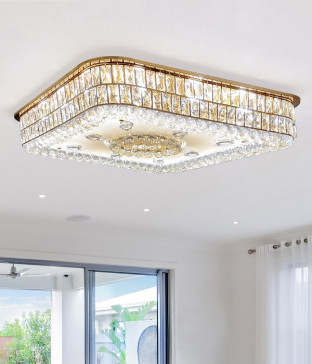 W 아리아 사각 23등 크리스탈거실등 거실전등