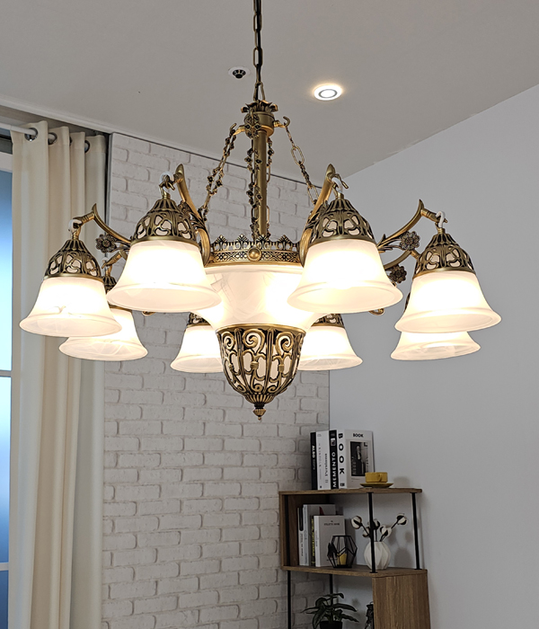 W 고딕 9등 11등 펜던트조명, 거실전등, 주택조명