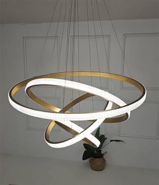 W 프롤 4단 (골드) 거실전등 LED거실등