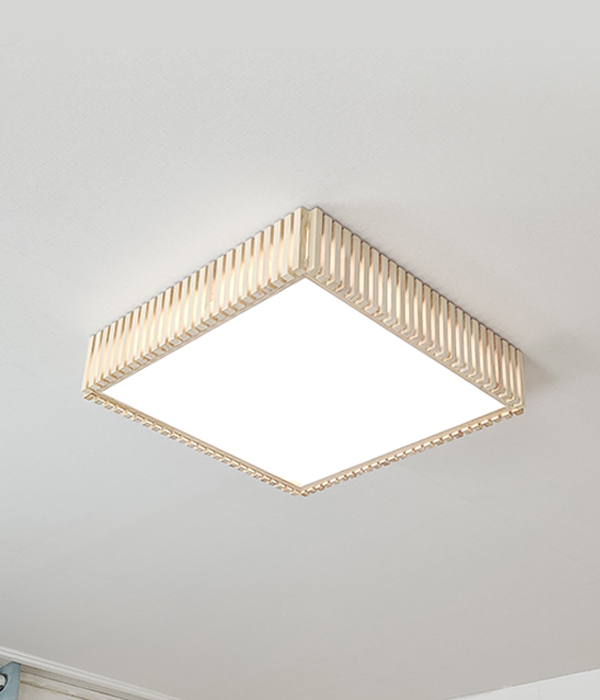 페네스 편백나무 우드 LED방등 안방조명 50W