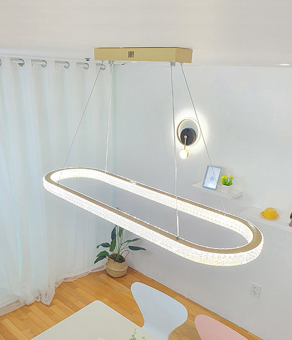 W 엘리슨 펜던트조명, 크리스탈 식탁등(100W) - 4000K